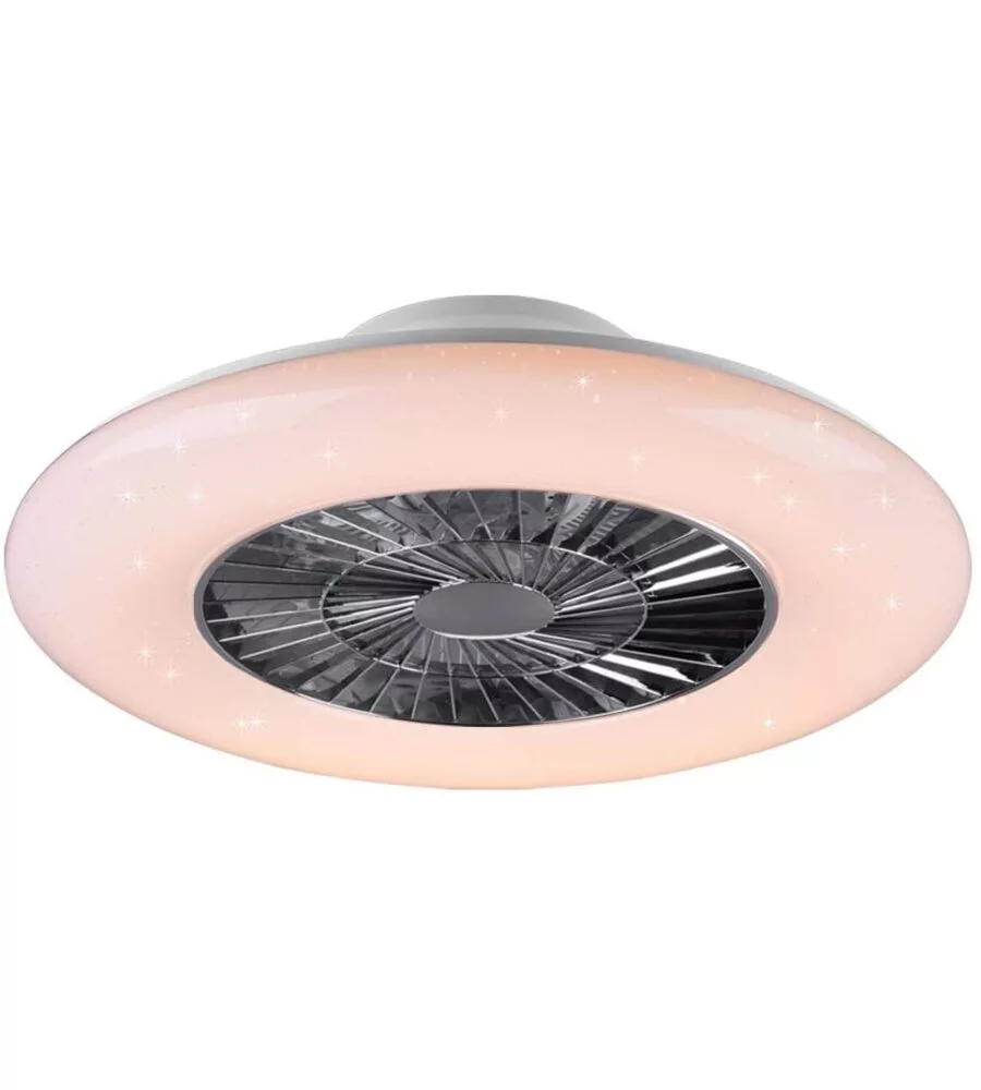 Ventilatore da soffitto "visby" con led incluso Ø75 cm, 60w